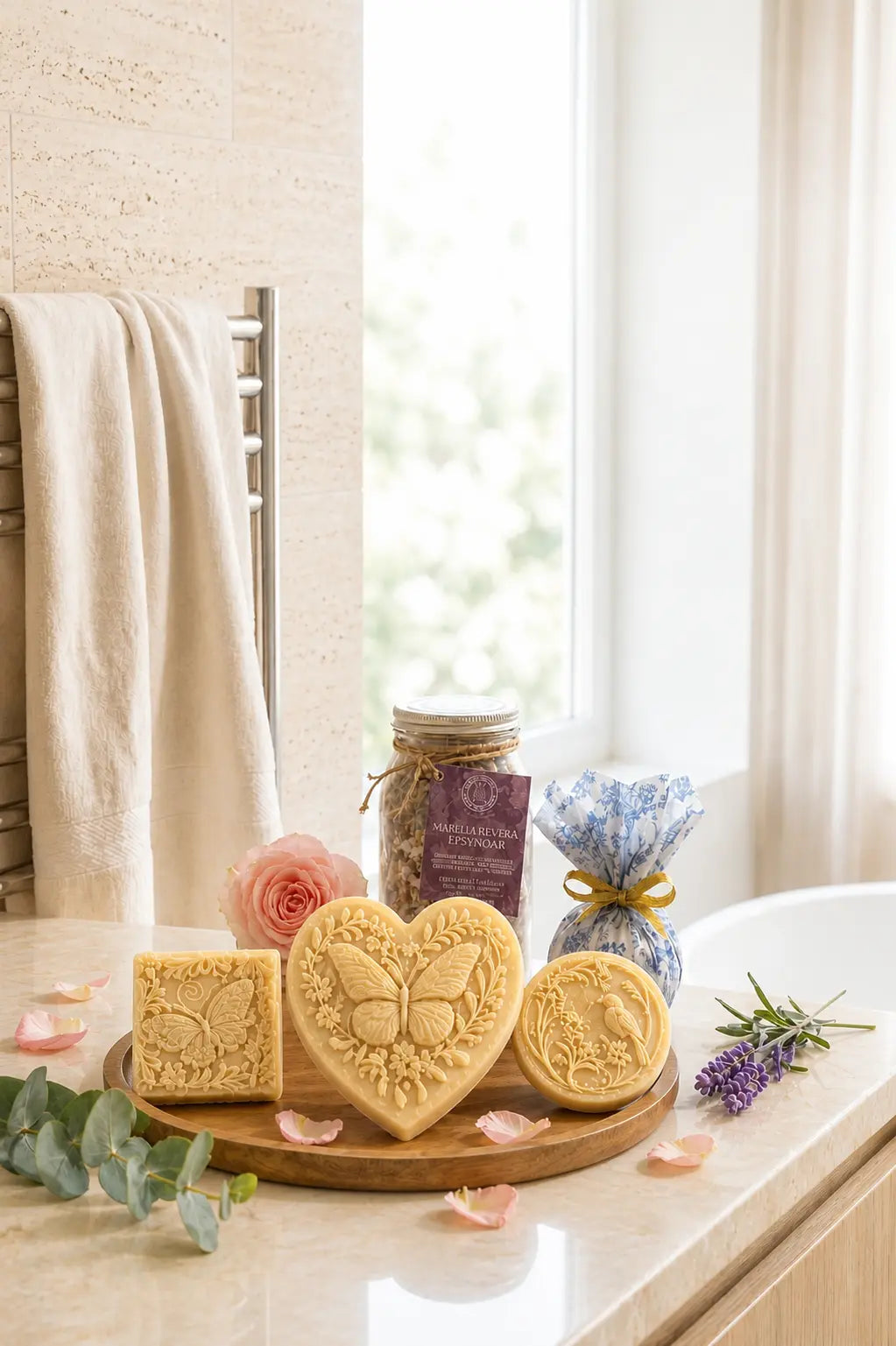 Luxury floral bath gift set for Mother’s Day