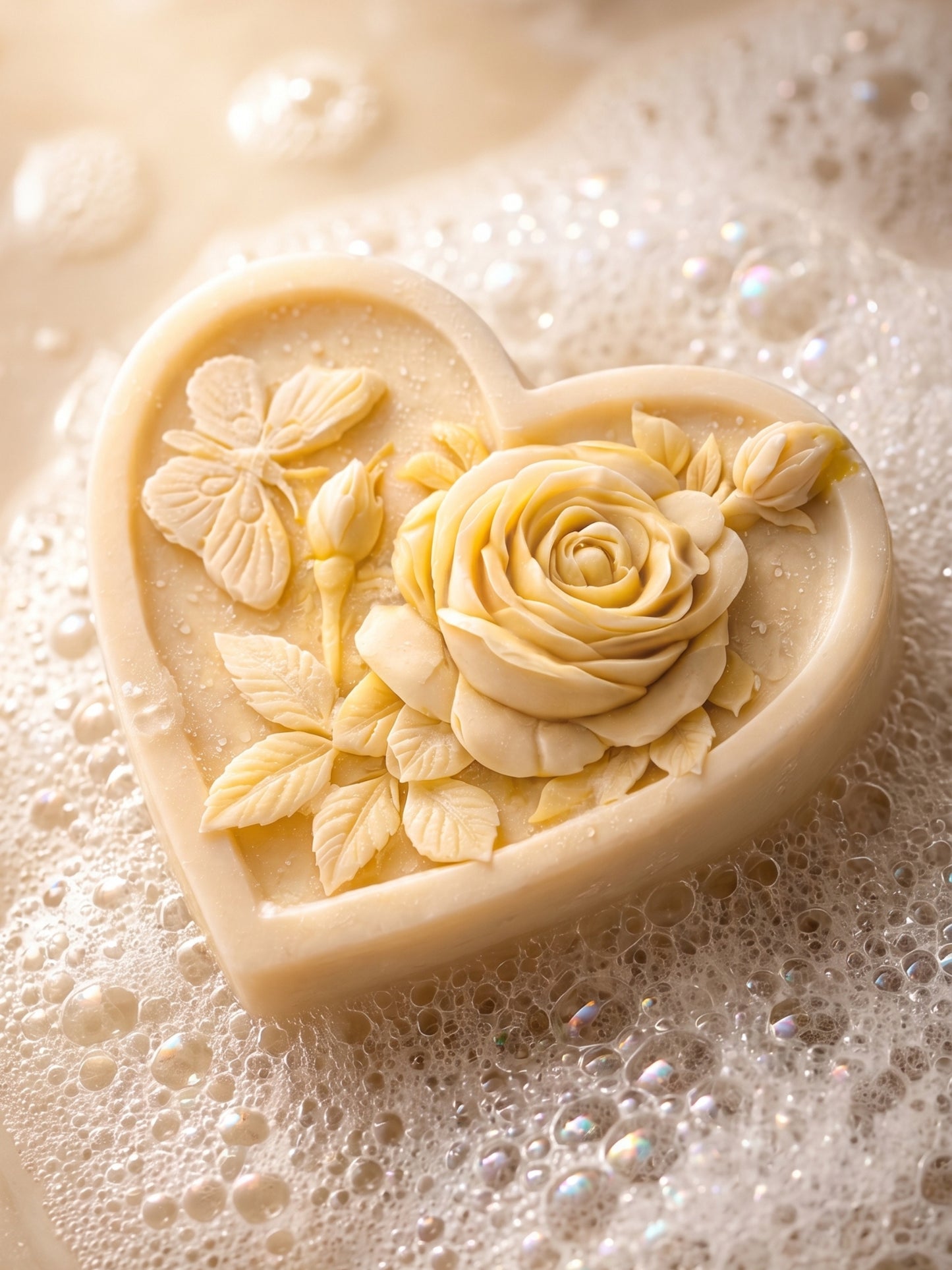 The Heart — Olive Oil & Jasmine Soap | NOCTÉA Collection (3.5 oz / 100 g)