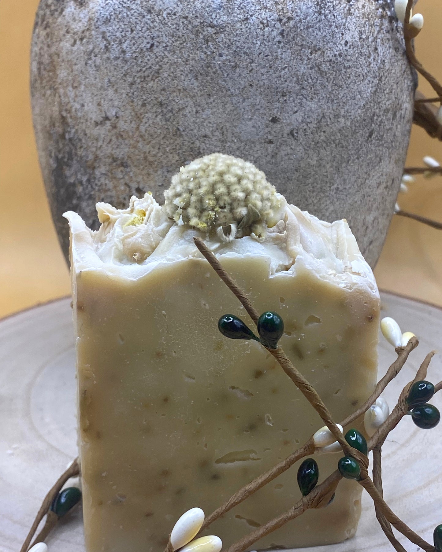 Deos Thera Vitalis natural exfoliating soap – infused with organic basil essential oil and dried basil leaves for antibacterial protection, deep cleansing, and a balanced complexion.
Ultra-hydrating Deos Thera Vitalis soap – handcrafted with shea butter, avocado oil, and coconut oil for long-lasting moisture, soft skin, and youthful radiance.
Deos Thera Vitalis luxury Greek skincare soap – inspired by the mythical island of Thera, handcrafted with powerful botanical extracts for purification, hydration, and