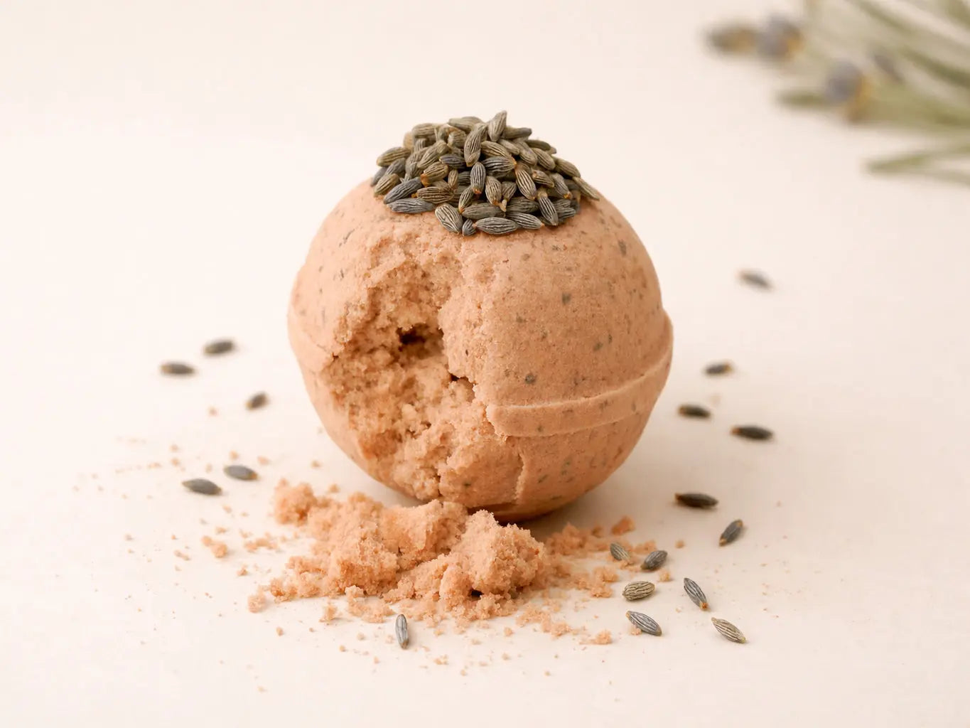 organic lavender bath bomb by DEOSCO 