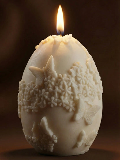 Honey vanilla butterfly candle décor