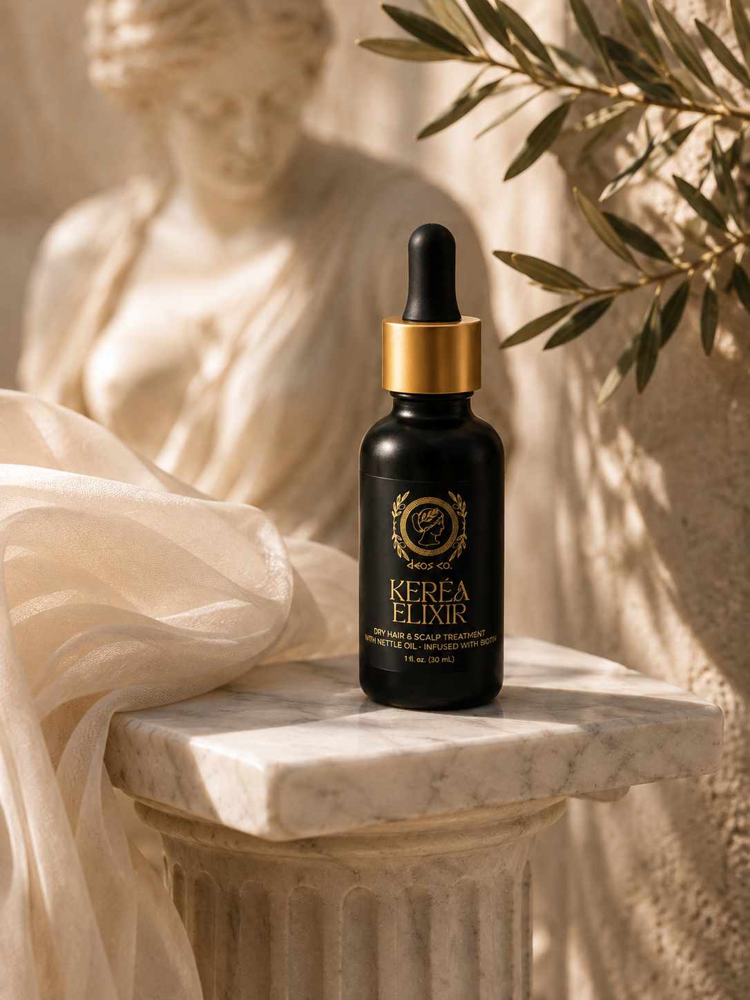 KERÉA Elixir — Dry Hair & Scalp Treatment with Nettle Oil + Biotin