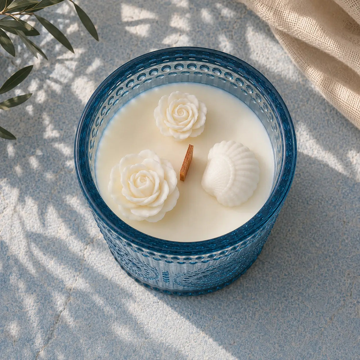 Aegean Bloom | Jasmine Scented Soy Candle – 6.2 oz DEOS CO.