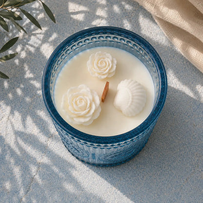 Aegean Bloom | Jasmine Scented Soy Candle – 6.2 oz DEOS CO.