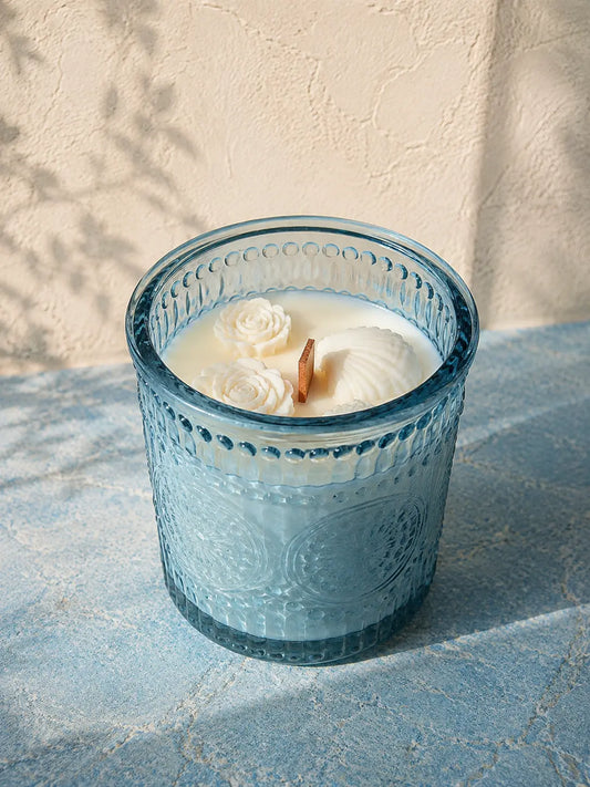 Aegean Bloom | Jasmine Scented Soy Candle – 6.2 oz DEOS CO.