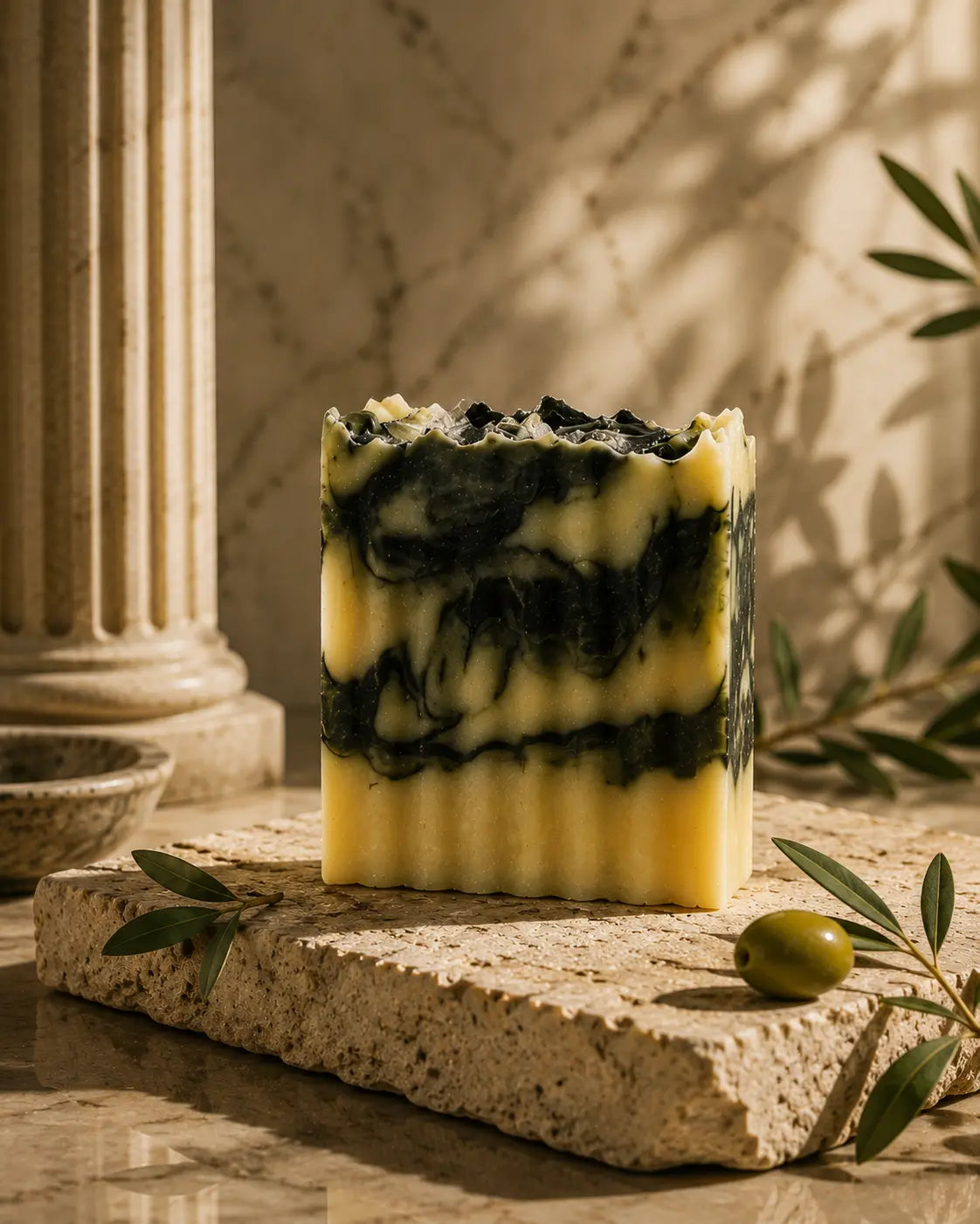ZEUS — Men’s Sandalwood Soap | Sweet Orange & Cedarwood (4.5 oz / 127.6 g) - DEOS CO.