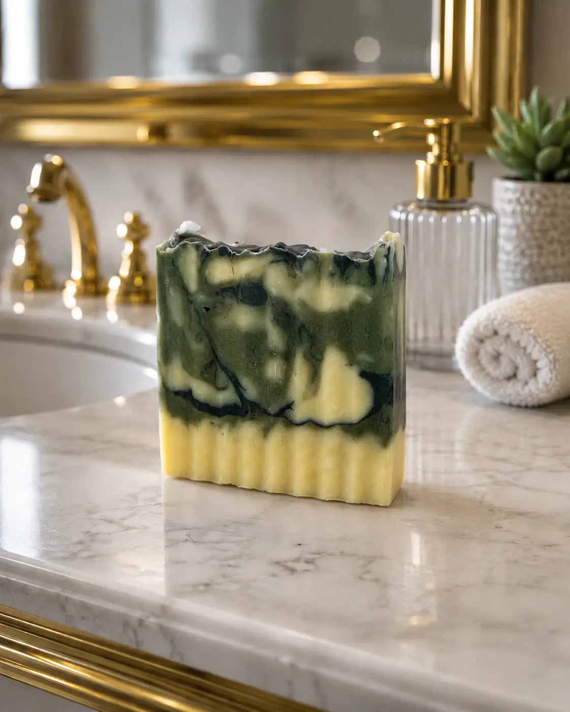 ZEUS — Men’s Sandalwood Soap | Sweet Orange & Cedarwood (4.5 oz / 127.6 g) - DEOS CO.