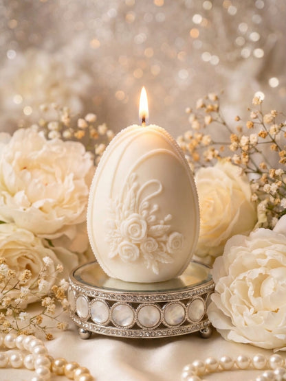 Elysian Bouquet — Honey & Vanilla Sculptural Soy Wax Candle (3.5 oz / 99 g)