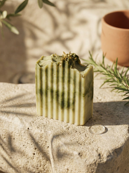 ELYSIAN GLOW – Brightening Spirulina Soap w/ Avocado & Botanical Butters (4.5 oz / 127.6 g)