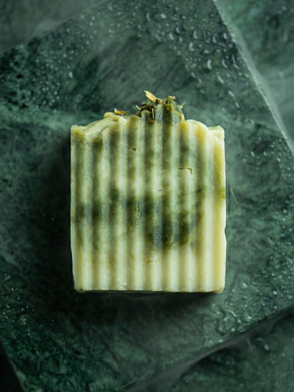 ELYSIAN GLOW – Brightening Spirulina Soap w/ Avocado & Botanical Butters (4.5 oz / 127.6 g)