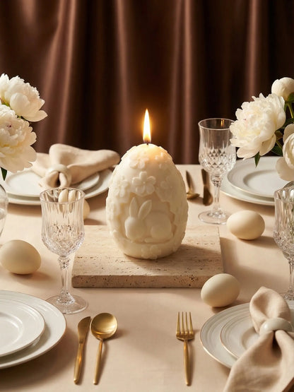 Elysian Spring Bunny Egg — Bunny Egg Candle | Honey Vanilla - DEOS CO.