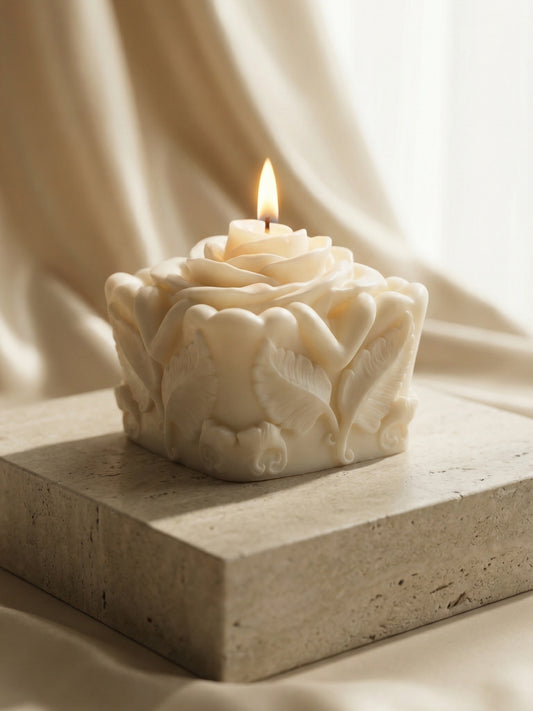 FLORÉVE — Honey & Vanilla Sculptural Soy Wax Candle