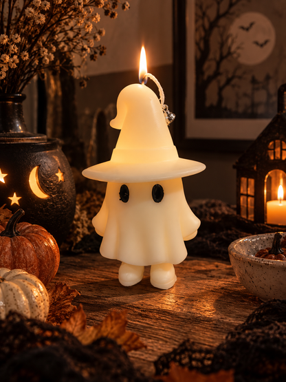 Hecate's Ghost Candle – Handmade Halloween Candle | 132 g / 4.65 oz | 4.8 × 3.2 in | DEOSCO DEOS CO.