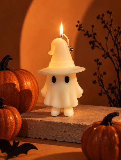 Hecate's Ghost Candle – Handmade Halloween Candle | 132 g / 4.65 oz | 4.8 × 3.2 in | DEOSCO DEOS CO.