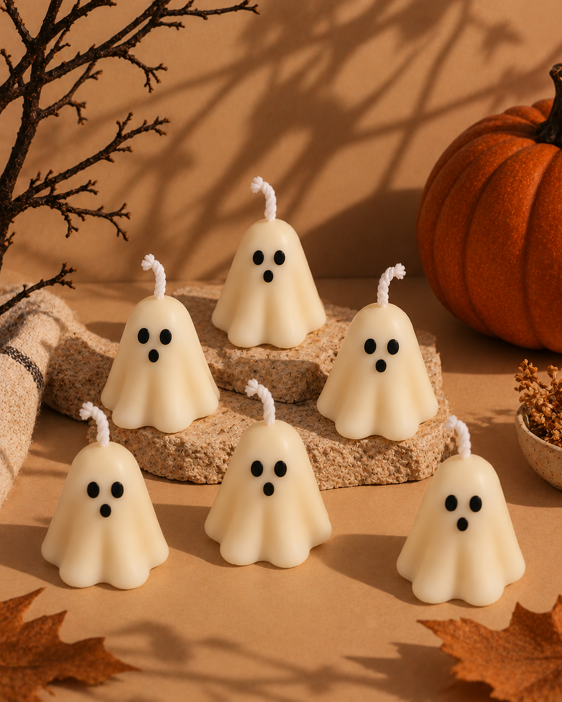 Spooky Phaos Halloween Candle Ghost - DEOSCO DEOS CO.