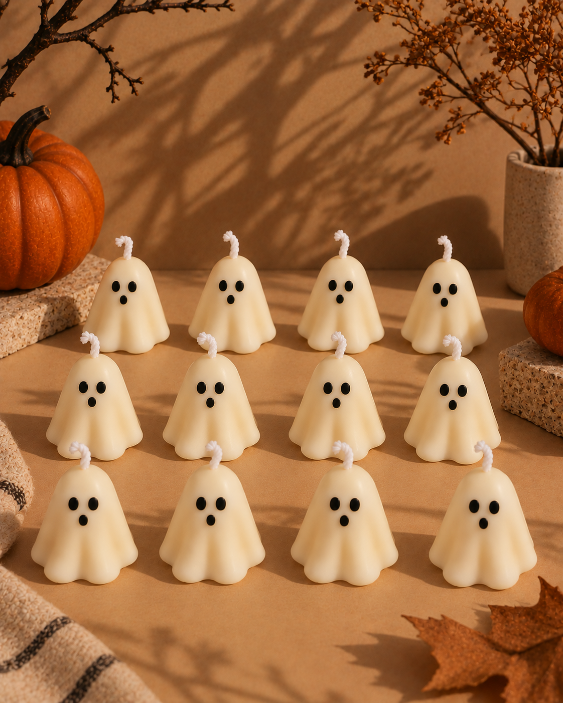 Spooky Phaos Halloween Candle Ghost - DEOSCO DEOS CO.