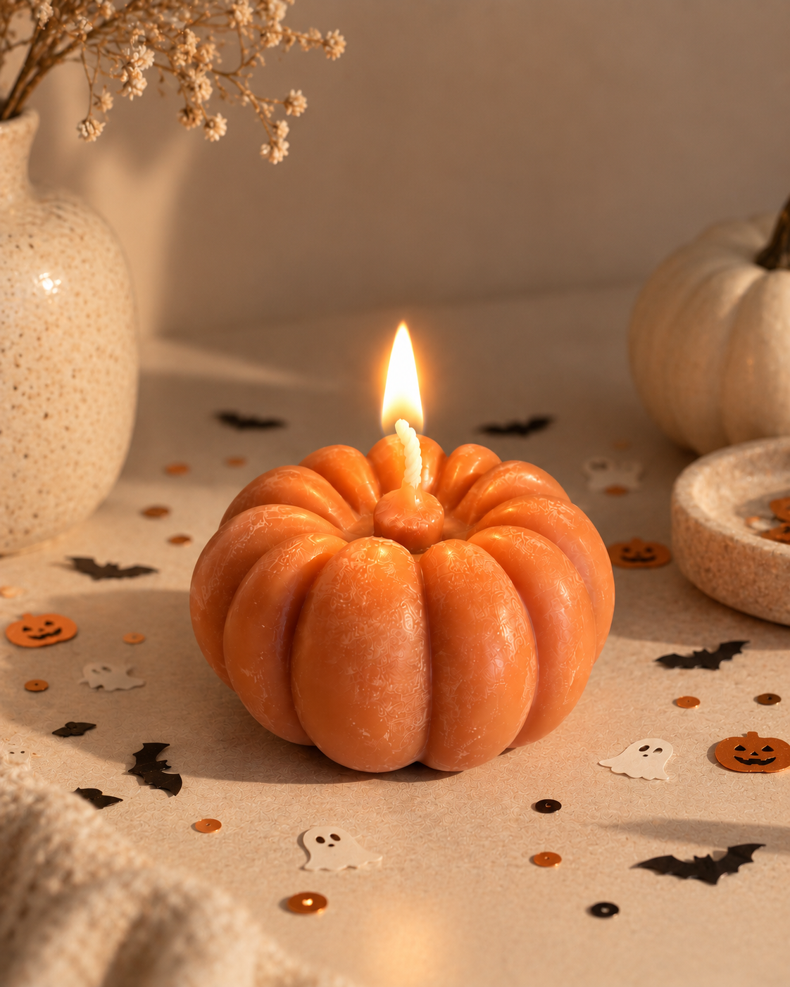 Little Karpós Pumpkin Candle – Handmade Autumn Candle | DEOSCO DEOS CO.