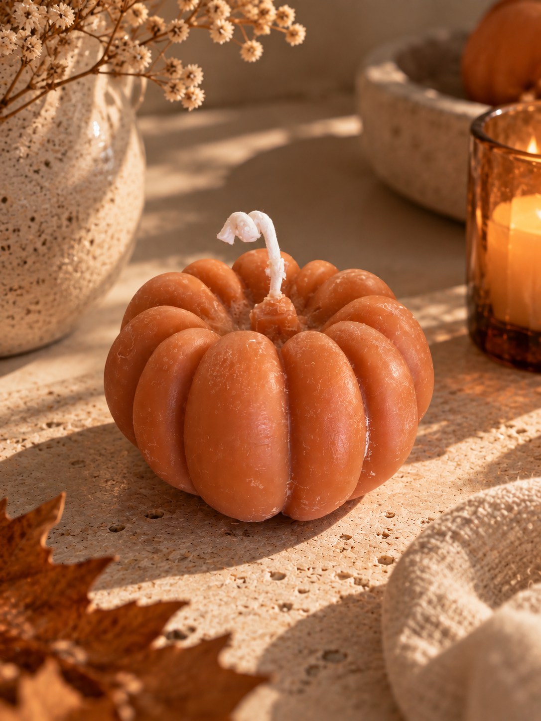 Little Karpós Pumpkin Candle – Handmade Autumn Candle | DEOSCO DEOS CO.