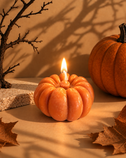 Little Karpós Pumpkin Candle – Handmade Autumn Candle | DEOSCO DEOS CO.