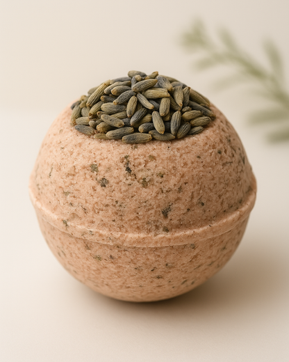 Nardus Sphere — Lavender Organic Bath Bomb for Calm & Soft Skin (2.2 oz / 62 g • 4.0 oz / 113 g)