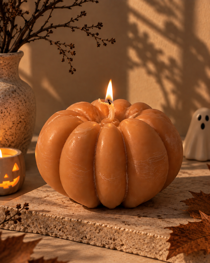 Demeter’s Harvest Pumpkin Candle – Handmade Autumn & Halloween Candle DEOS CO.