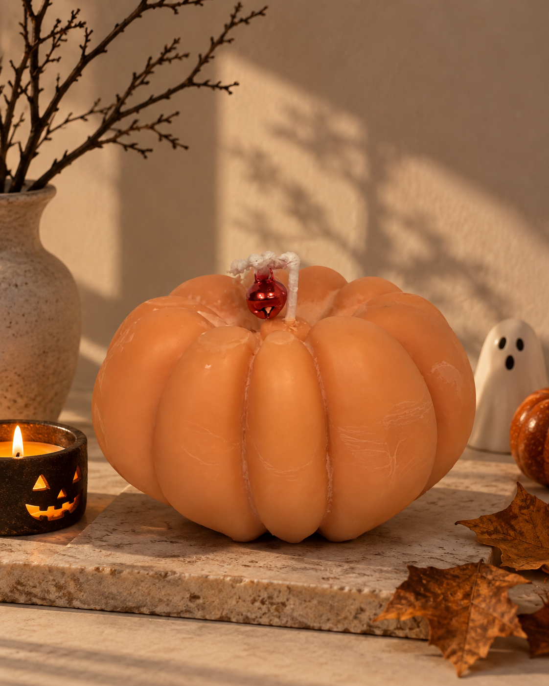 Demeter’s Harvest Pumpkin Candle – Handmade Autumn & Halloween Candle DEOS CO.