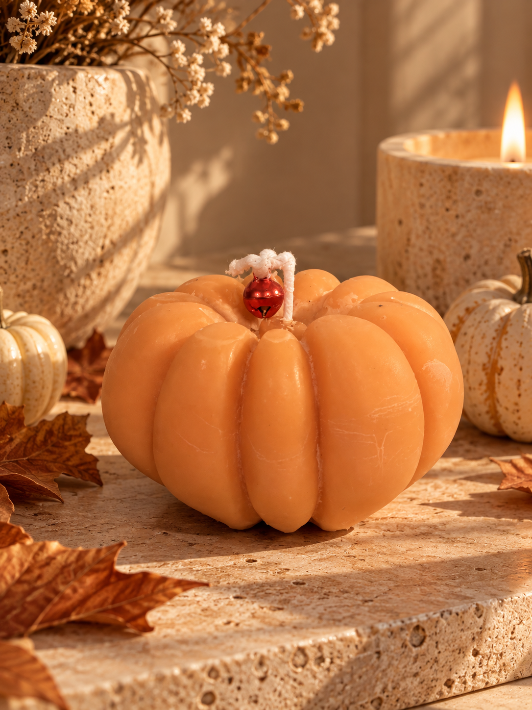 Demeter’s Harvest Pumpkin Candle – Handmade Autumn & Halloween Candle DEOS CO.