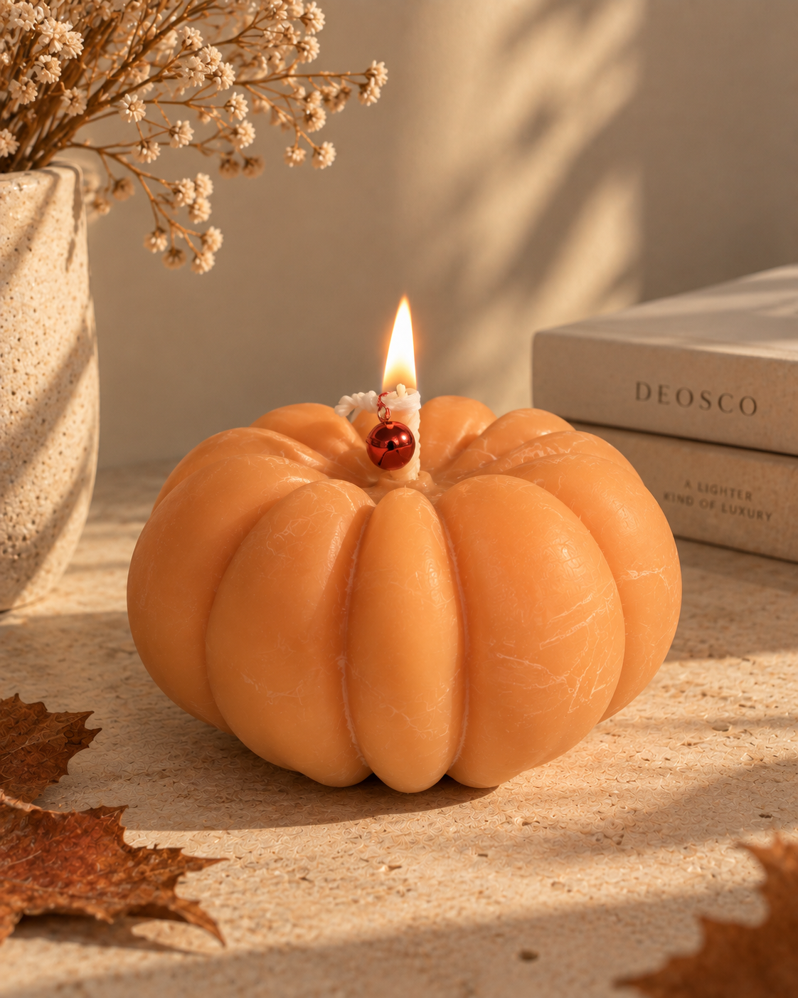 Demeter’s Harvest Pumpkin Candle – Handmade Autumn & Halloween Candle DEOS CO.