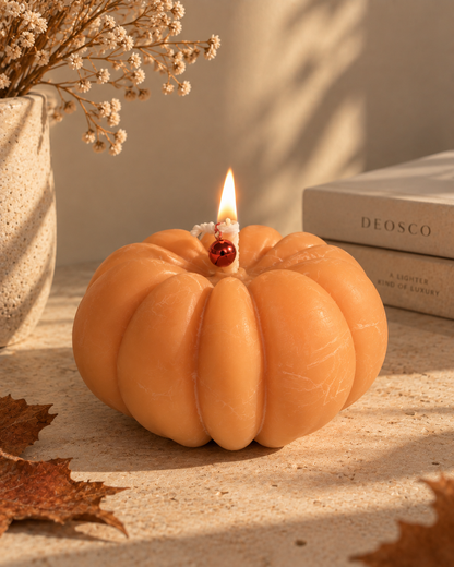 Demeter’s Harvest Pumpkin Candle – Handmade Autumn & Halloween Candle DEOS CO.