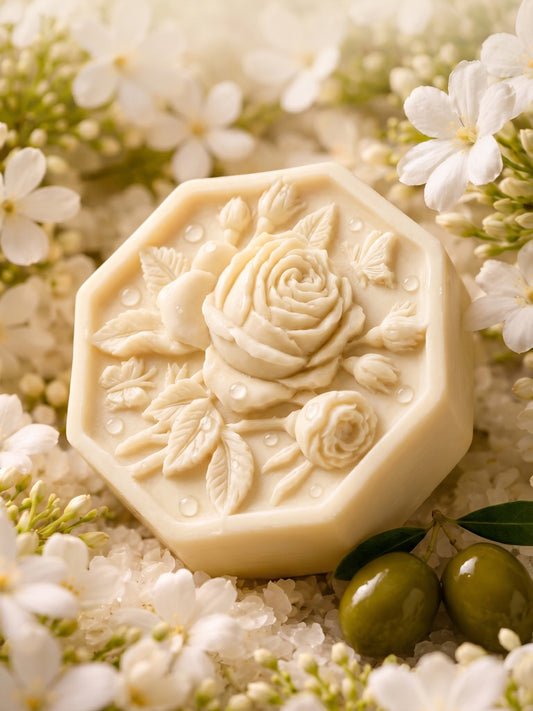 The Harmonia — Pure Olive Oil & Jasmine Soap | NOCTÉA Collection (4 oz / 113 g)