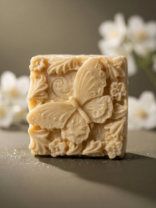 The Metamorphé — Butterfly Olive Oil & Jasmine Soap | NOCTÉA Collection (3 oz / 85 g)