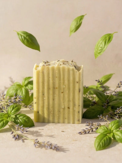 Thera Serenity – The Lavender & Basil Harmony Soap (4.5 oz / 127.6 g) Deos Co.
