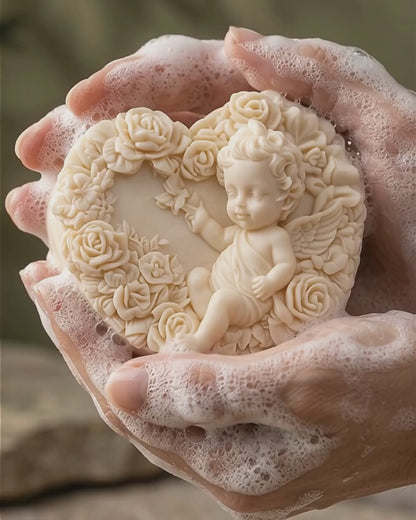 DEOS CO Eros Angel luxury soap handmade with olive oil and lavender, held in gentle foamy hands, premium artisanal soap for natural skincare.

Handcrafted Eros Angel soap by DEOSCO, natural olive oil and lavender soap in foamy hands, luxury artisanal skincare.

The Eros Angel — Pure Olive Oil & Lavender Soap | Nardus Bliss Collection