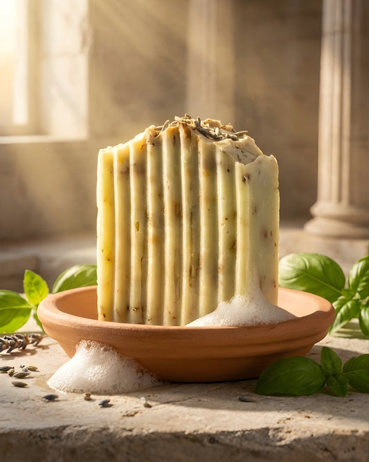 Thera Serenity – The Lavender & Basil Harmony Soap (4.5 oz / 127.6 g)